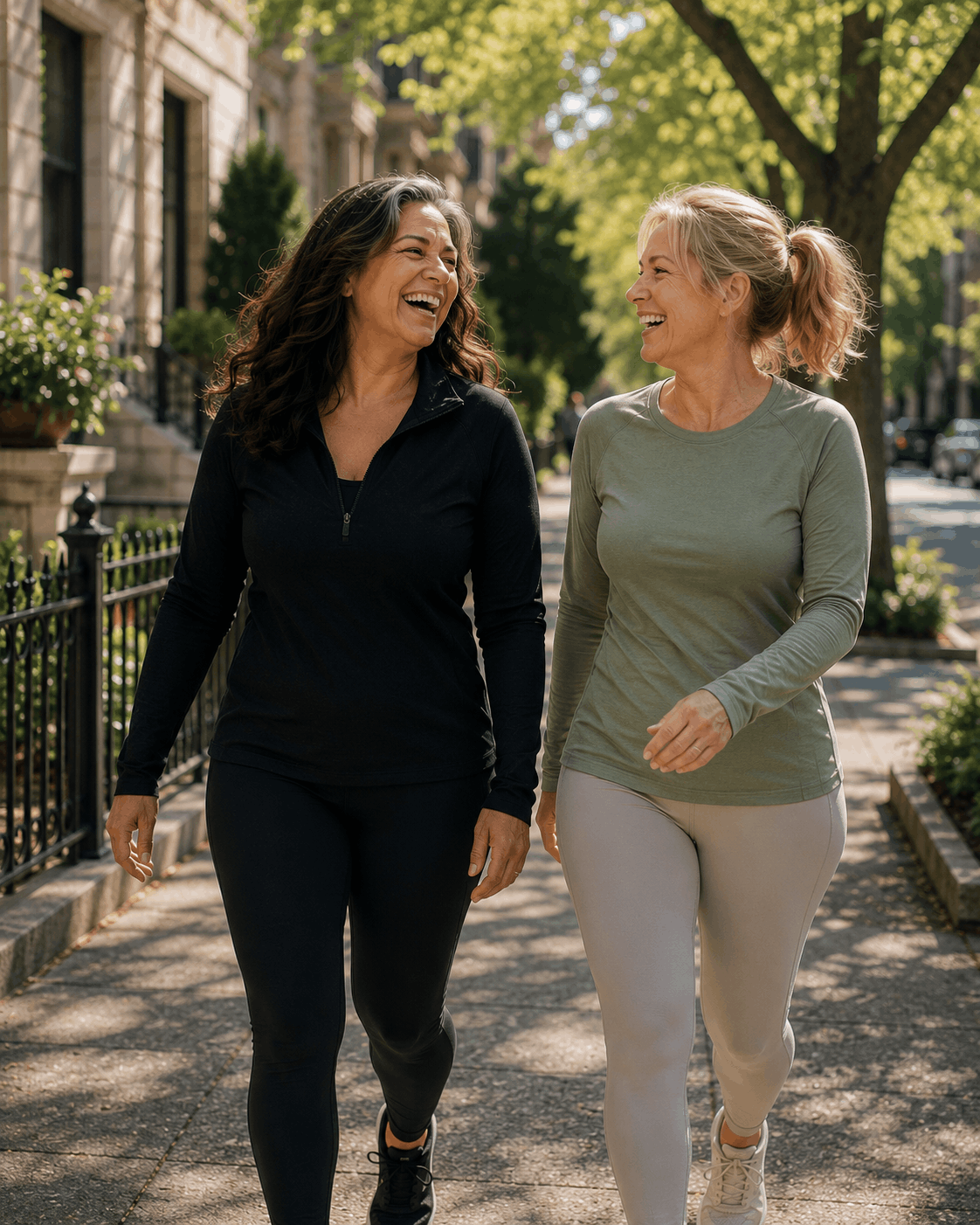 A woman in midlife, living well
